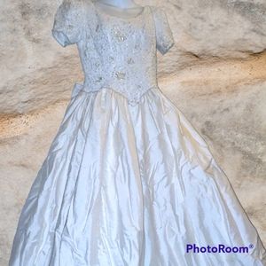 Vintage 90s Mori Lee Silk Wedding Dress